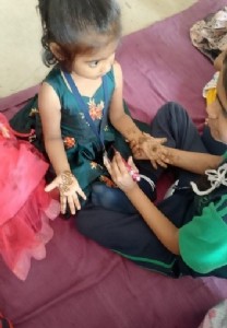 Naag Panchami : Mehendi Competition was held